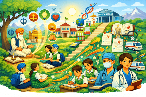 From Moral Values to Entrance Exams: The Complete Education Philosophy at Guru Nanak Fifth Centenary School