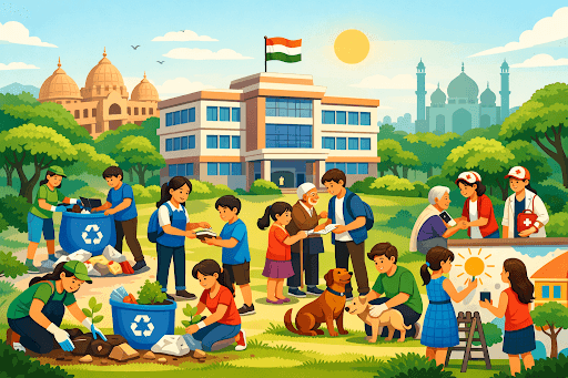 Integrating Social Responsibility into Student Life at SIS, Greater Noida