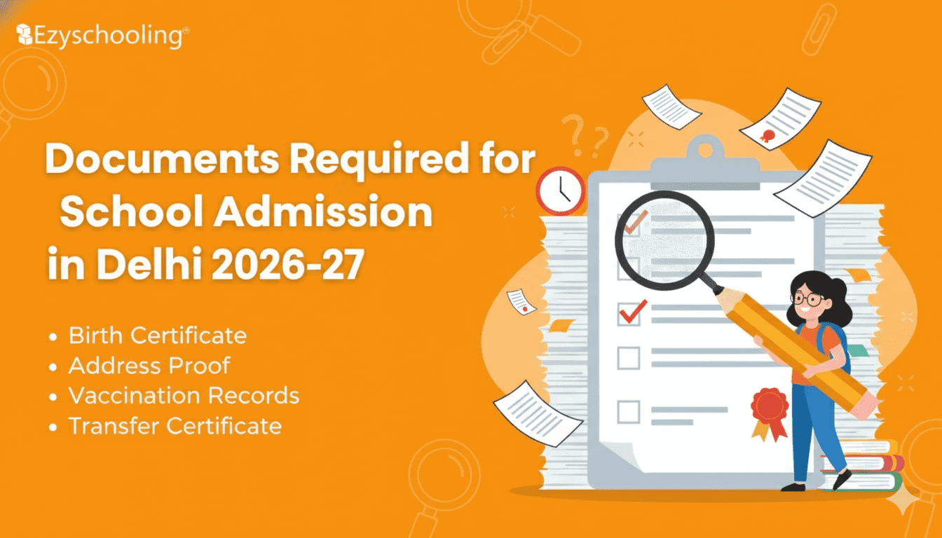 Documents Required for School Admission in Delhi 2026-27