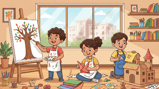 Why Arts and Crafts Matter More Than You Think | The Creative Culture at Greater Noida World School