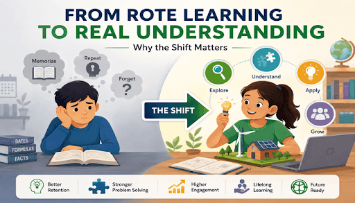 Why the Shift from Rote Learning to Real Understanding is Needed