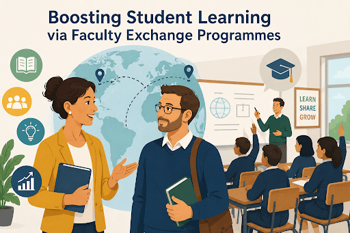 Boosting Student Learning via Faculty Exchange Programmes