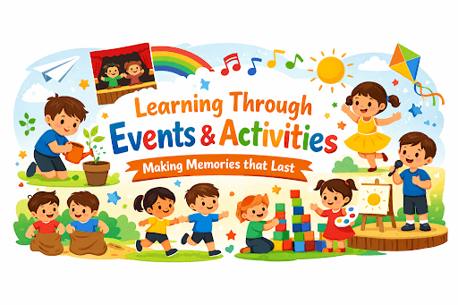 Learning with Memories through Events and Activities at Tiny Tots English School