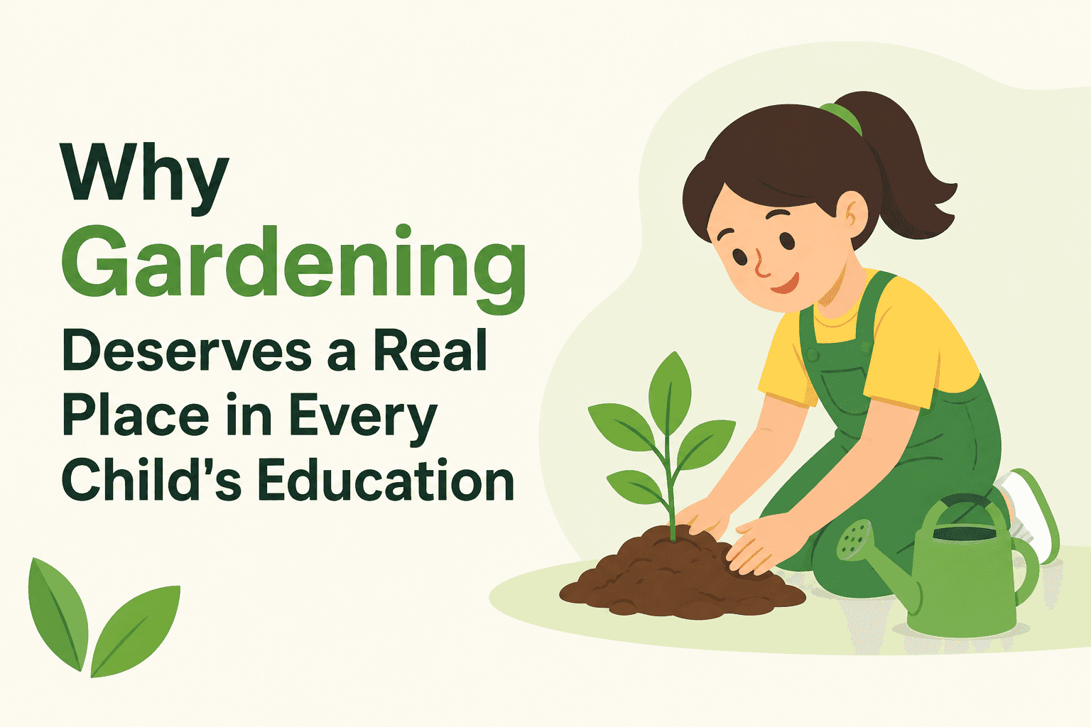 Why Gardening Deserves a Real Place in Every Child's Education