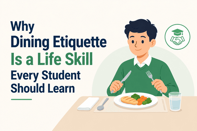 Why Dining Etiquette Is a Life Skill Every Student Should Learn