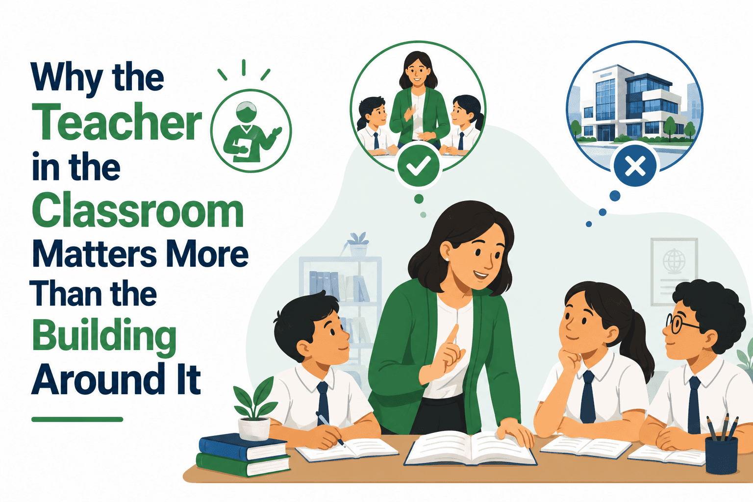 Why the Teacher in the Classroom Matters More Than the Building Around It